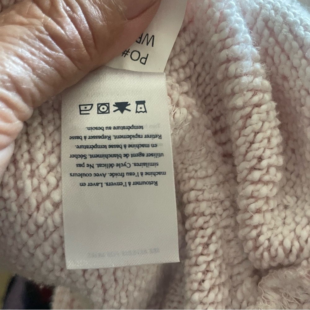 Faherty Soft Pink Knitwear joggers size small - Picture 6 of 9